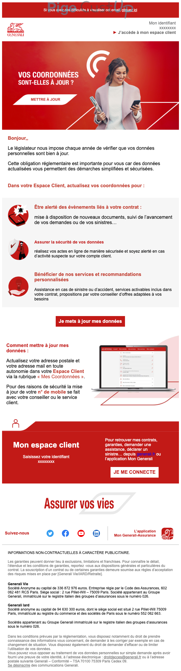 accédez à votre espace client generali pour gérer vos contrats d'assurance en toute simplicité. consultez vos documents, suivez vos remboursements et profitez de nos services en ligne adaptés à vos besoins.